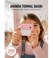 Termal Baskılı HD Şipşak Kamera 24MP Çift Lensli 32GB Hafızalı