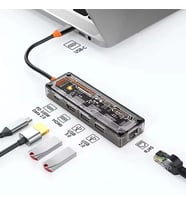 ALLY 5in1 Type-c To USB3.0 + USB2.0 + Type-c PD 100W + HDMI + Ethernet Çoğaltıcı - HPSBYI1874-1
