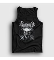 Presmono Unisex Siyah Skull Ensiferum Atlet 145598tt