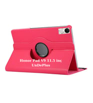Honor Pad V9 11.5 inç Kılıf 360 Dönebilen Standlı Case (Koyu Pembe)