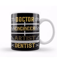 Doctor Engineer Artist Dentist 06 Kupa Bardak Porselen