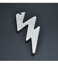 Şimşek - The Flash Kolye Ucu - Antik Gümüş Kaplama - Kod:164