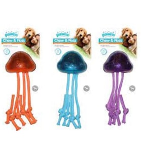 Pawise TPR, Diş İpli Deniz Anası Köpek Oyuncağı 15 cm (1 Adet)