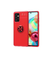 Samsung Galaxy A52 Uyumlu Kılıf Zore Ravel Silikon Kapak (Kırmızı)