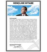 Gençliğe Hitabe Çıkartma 13X18 - 15 adet