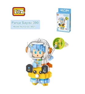 VAGONLIFE LOZ 8827 ASTRONOT MAVİ 390 PARÇA BLOCK OYUNCAK 3+
