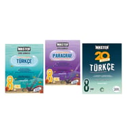 OKYANUS YAYINCILIK 8. Sınıf Master Türkçe Soru Bankası +Master Paragraf Soru Bankası + Master 20 Tür