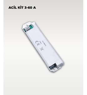 Acil Kit 3-60 A – LED Spot Uyumlu Acil Durum Güç Destek Modülü (Beyaz)