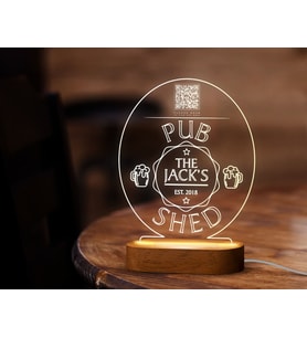 BK Gift Restoran & Cafe & Barlara Özel Led Lamba QR Kod Menü, Işıklı QR Menü, QR Kodlu Masa Dekoru, Işıklı Pleksi Biblo-27