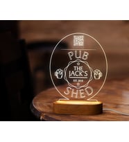 BK Gift Restoran & Cafe & Barlara Özel Led Lamba QR Kod Menü, Işıklı QR Menü, QR Kodlu Masa Dekoru, Işıklı Pleksi Biblo-27