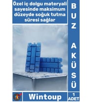 #BuzAküsü Kaliteli Kamp Piknik Soğutma Dolu Uzun Süre Soğuk Tutan İdeal Soğutucu Plastik Buz Aküsü