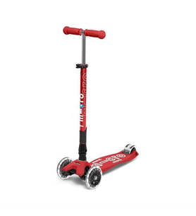 Maxi Micro Scooter Deluxe Red LED Katlanabilir MMD098