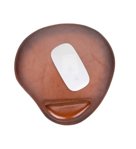 Bileklikli Deri Mouse Pad RST2EF Taba (Siyah)
