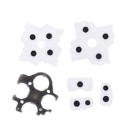 Playstation 5 V2 Kol İç Lastik Takımı 5 Parça Silikon PS5 Versiyon 2 Kol Tamir PS5 Yedek Parça (Beyaz)