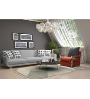 Makine Kaymaz Yıkanabilir Beyaz Geometrik Sisal Salon Halısı Mutfak Halısı Koridor Halısı Yolluk 160