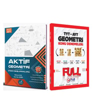 Aktif Öğrenme TYT AYT Geometri 0 dan Başlayanlara ve Full Matematik Konu Deneme Seti 2 Kitap