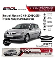 Renault Megane 2 (2003-2010) 4'lü Mugen Cam Rüzgarlığı