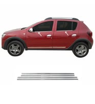 Dacia Sandero Krom Cam Çıtası 2013-2020 Arası 4Prç Paslanmaz Çelik
