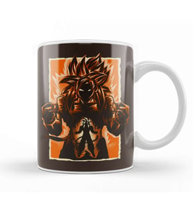 Super Saiyan Super Attack Saiyan Kupa Bardak Porselen