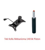 Tek Kollu Mekanizma 140 lık Siyah Piston Seti