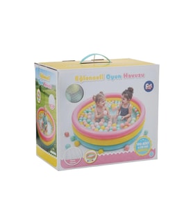 Er-520 Fun Play 85Cm Havuz Üç Renkli̇ İçi̇nde 100 Adet 6Cm Toplu
