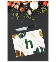 H Harfli  Cam Kesme  ve Sunum Tahtası  25 Cm X 35 Cm