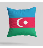 Azerbaycan Bayrağı Baskılı Yastık