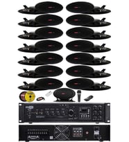 Lastvoice Black Maxx Paket-7 Tavan Hoparlörü ve 6 Bölgeli Anfi Ses Sistemi Paketi (Full Set)
