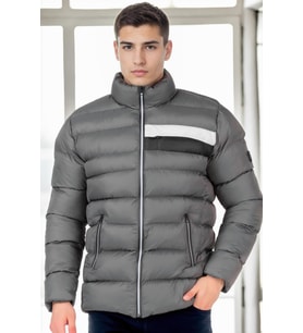 M9650 DEWBERRY ERKEK PUFFER MONT-GRİ