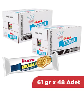 Ülker Kremalı Sandviç 61 gr x 48 Adet 2 Koli