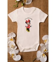 Kız Bebek Little Lady Organik Baskılı %100 Pamuklu zıbın