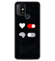 INFINIX Hot 8 9 10 11S Hot 10 Play 10T Kılıf Desemli Silikon Love Brain 1722