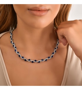 Su Yolu Modeli 925 Ayar Gümüş Kolye