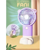 Mini Şarjlı Fan – Sessiz & Güvenli – Renkli Taşınabilir Vantilatör