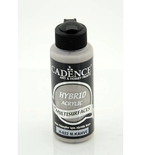 Cadence Hybrid Multisurface Akrilik Boya 120 ml. H-022 M.KAHVE 