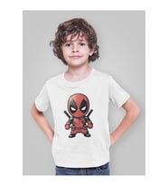 Deadpool Baskılı Unisex Film Çocuk Tişört (1-12 Yaş)