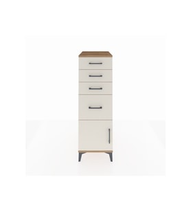 Kronos Dolap 4 Çekmeceli Tek Kapaklı 44x59x134 Çam-Aytaşı