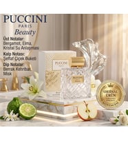 Puccini Paris Beauty EDP 100 ml Kadın Parfümü – Bergamot & Elma Notalı Kristal Tazelik Uzun Süre Kalıcı Özel Seri
