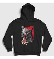 Presmono Unisex Siyah Ken Kaneki V2 Anime Tokyo Ghoul Kapüşonlu Sweatshirt 350311tt