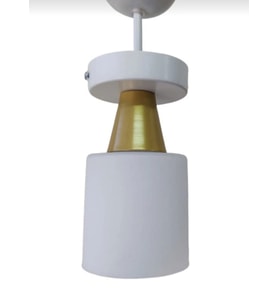 MYLİGHTS   MODERN BEYAZ TEKLİ SARKIT AVİZE 1 0CM EN  30CM YÜKSEKLİK