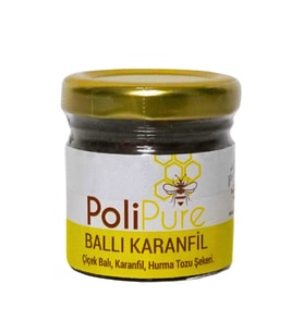 POLİPURE ÇİÇEK BALLI KARANFİL MİX 50 GR AĞIZ BAKIM MACUNU