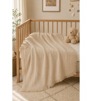 Müslin 90x110 cm. 4 Katlı Çocuk & Bebek Müslin Örtü Battaniye %100 Pamuk Sa