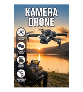 Katlanabilir Kamera Drone – Ekranlı Kumanda ile Hobi ve Günlük Kullanım
