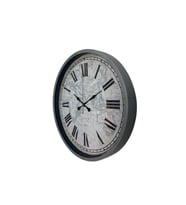 Gri 36 Cm Atlas Modern Tasarım Duvar Saati (Standart)