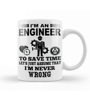 Trust Me I Am An Engineer 01 Kupa Bardak Porselen