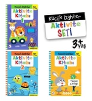 Küçük Dahiler Aktivite Seti 3+ Yaş (3 Kitap Takım)