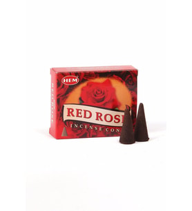 Tütsü Hem Konik Red Rose (kırmızı Gül ) Buhur Tütsü