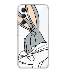 Samsung Galaxy A15 Uyumlu Bugs Bunny Desenli Şeffaf Telefon Kılıfı