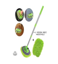 Çok Fonksiyonlu 2'li Mikrofiber Araba Yıkama ve Temizlik Fırçası