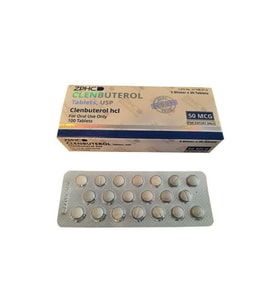 ZPHC Pharma Clenbuterol 50 Mcg 100 Tablet